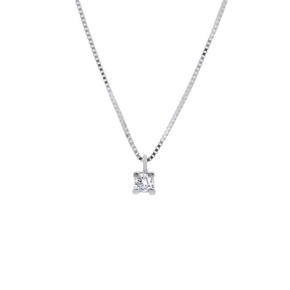 Collana Gioielleria Dossena  Donna in Oro Diamante 0.05 Ct 204752 - 204752